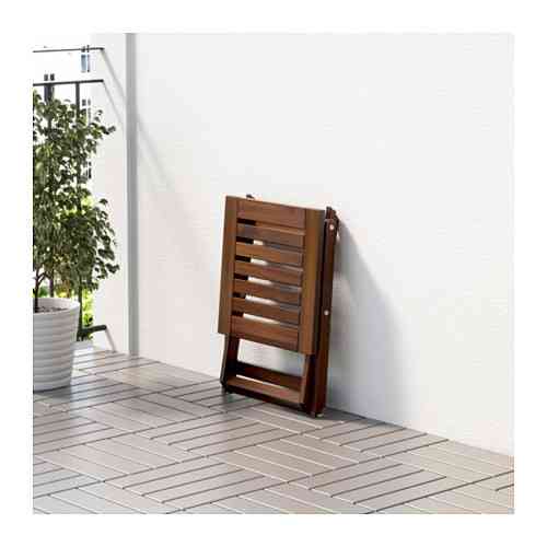 Табурет садовый складной ЭПЛАРО коричневая морилка ИКЕА, IKEA Нур-Султан