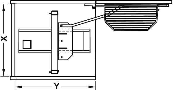 Выдвижной механизм (пенал) со встроенным амортизатором с дверной полкой и навесными корзинами Алматы