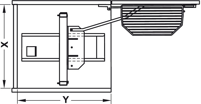 Выдвижной механизм (пенал) со встроенным амортизатором с дверной полкой и навесными корзинами Алматы - изображение 4