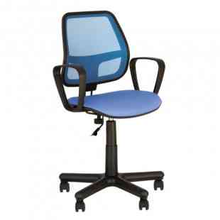 Кресло для персонала ALFA GTP OH/5 C-11, ткань, черное Алматы