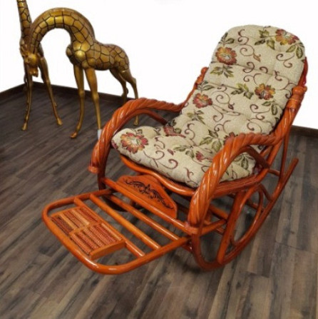 Кресло качалка из ротанги (плетен.) Алматы - изображение 1