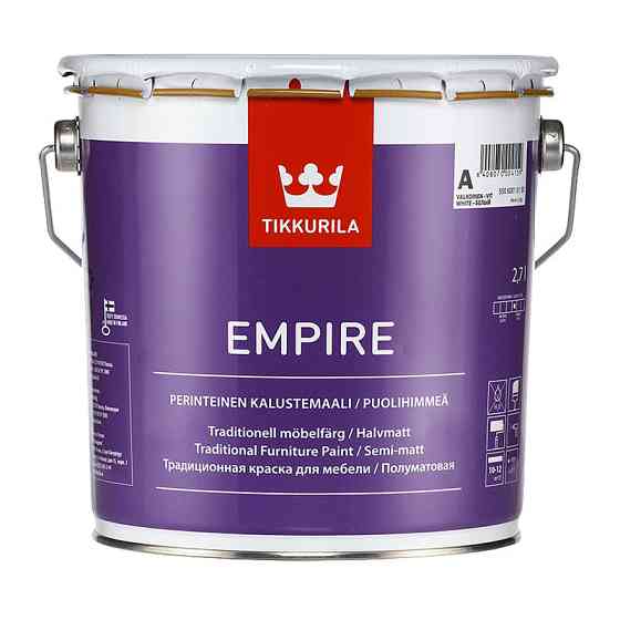 Краска для мебели EMPIRE C п/мат 0,9л Tikkurila Уральск