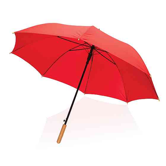 Плотный зонт Impact из RPET AWARE с автоматическим открыванием, d120 см, красный; , , высота 94 см., Костанай