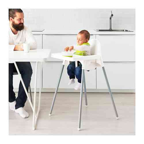 Стульчик детский высокий АНТИЛОП со столешницей ИКЕА, IKEA Нур-Султан