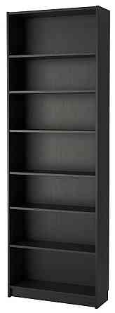 Стеллаж БИЛЛИ 80х28х237 см, черно-коричневый ИКЕА, IKEA Нур-Султан