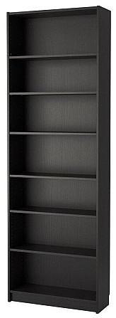 Стеллаж БИЛЛИ 80х28х237 см, черно-коричневый ИКЕА, IKEA Нур-Султан - изображение 1
