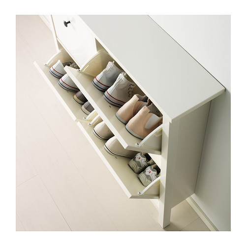 Шкаф для обуви с 4 отделениями ХЕМНЭС белый ИКЕА, IKEA Нур-Султан - изображение 3