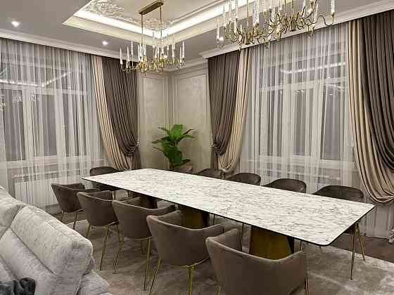 Дизайнерский обеденный стол из HPL, 350х120 см Астана