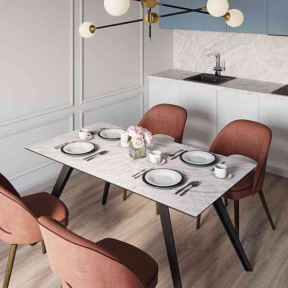 Дизайнерский обеденный стол из HPL, 160х90 см Астана