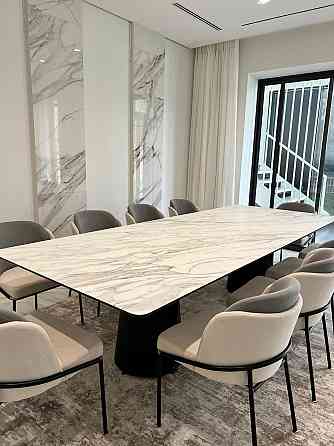 Дизайнерский обеденный стол из HPL, 300х120 см Астана