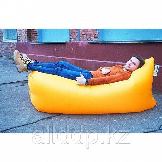 Надувной диван, желтый Алматы - изображение 1