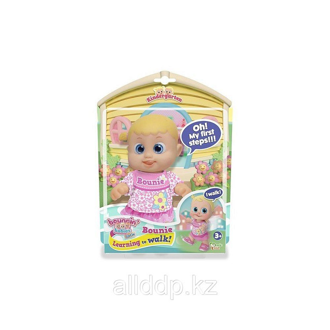 Bouncin' Babies 802001 Кукла Бони шагающая, 16 см Алматы - изображение 3