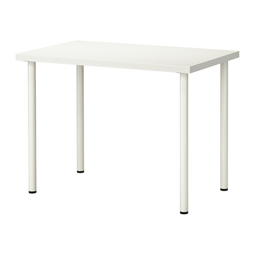 Стол ЛИННМОН/ АДИЛЬС 60х100 белый ИКЕА, IKEA Нур-Султан - изображение 1