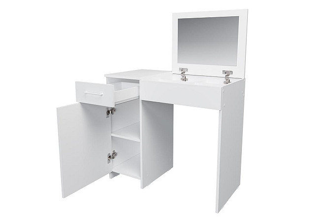 Туалетный столик Риано-03 белый 86,6х78х44,6 см Астана - изображение 1