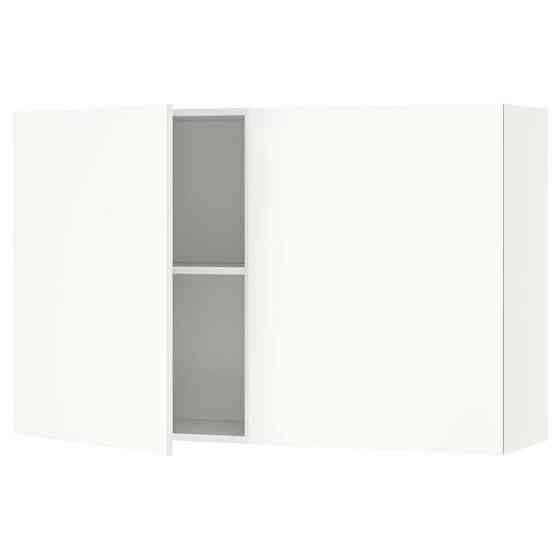 Навесной шкаф с дверцей КНОКСХУЛЬТ белый 120x75 см ИКЕА, IKEA Астана