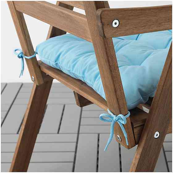 Подушка на стул КУДДАРНА голубой 44x44 см ИКЕА, IKEA Нур-Султан