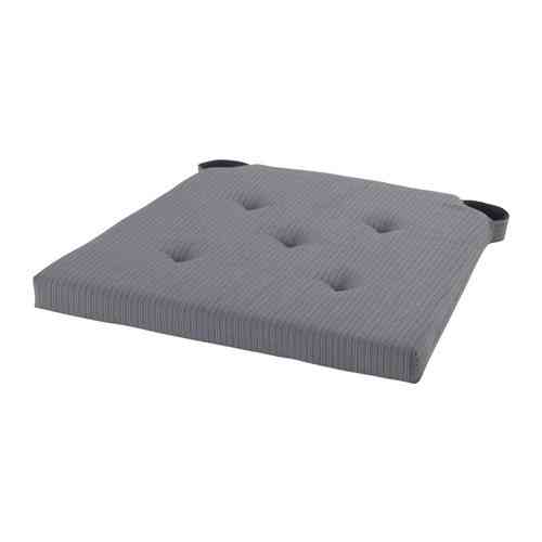 Подушка на стул ЮСТИНА серый ИКЕА, IKEA Нур-Султан