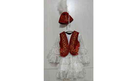 Казахские национальные платья и костюмы детские на прокат Алматы