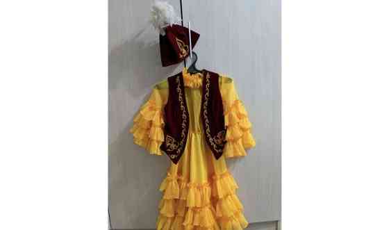 Казахские национальные платья и костюмы детские на прокат Алматы