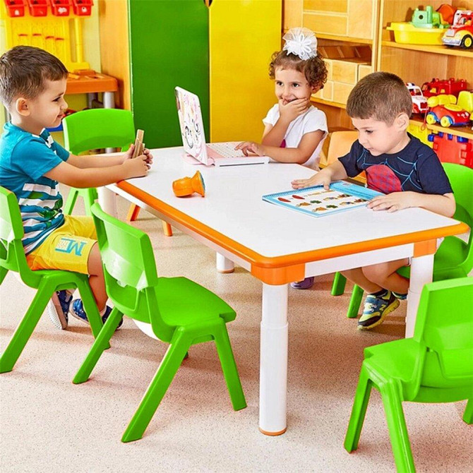 Детский стул пластиковый Green Wellamart - 85F54 Алматы - изображение 2