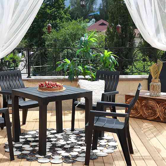Набор садовой мебели КАНТ комплект 4 стула/стол Алматы