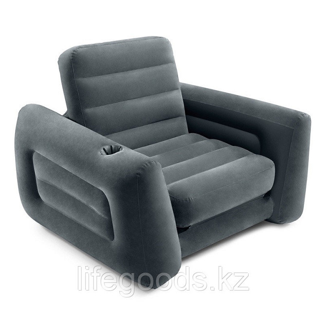 Надувное кресло-трансформер Pull-Out Chair Intex 66551 Алматы - изображение 3