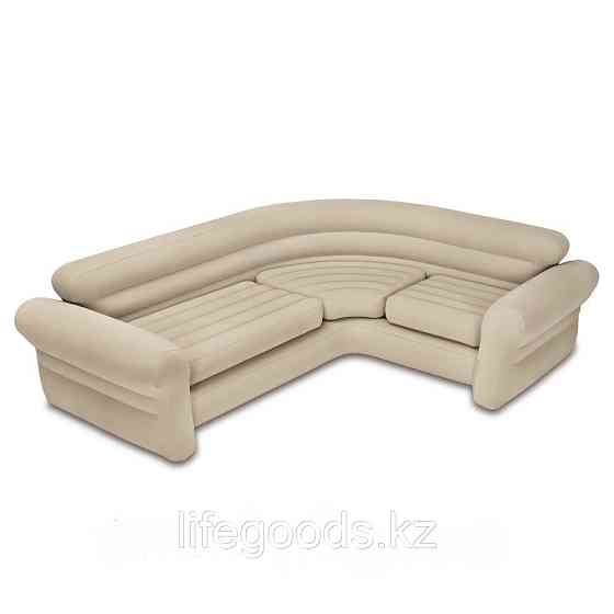 Надувной угловой диван Corner Sofa, Intex 68575 Алматы