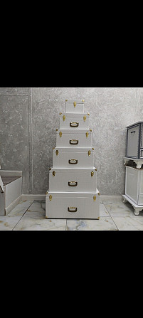 Кожаный комлект чемоданов для приданого невесты Алматы - изображение 1