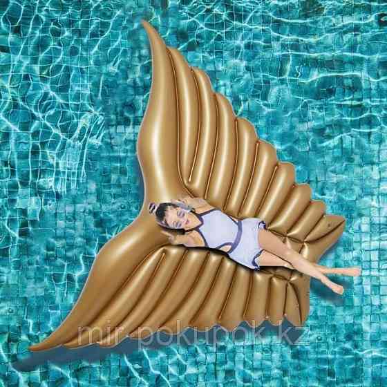 Пляжный надувной матрас Золотые крылья ангела, 250 см Алматы