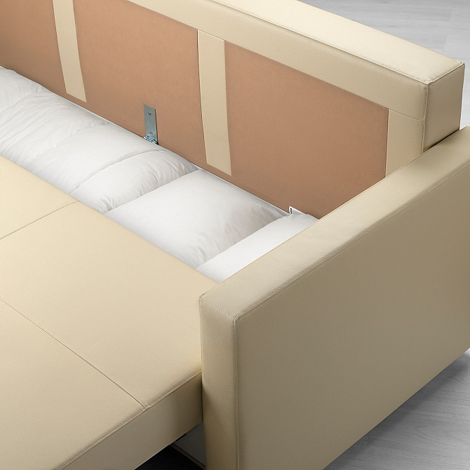 Диван-кровать 3-местный ФРИХЕТЭН, Бумстад светло-бежевый ИКЕА, IKEA Нур-Султан - изображение 4