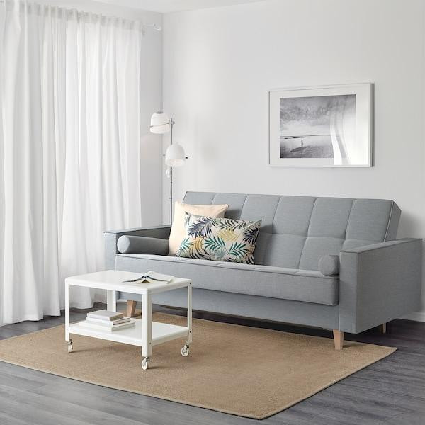 3-местный диван-кровать, АСКЕСТА Книса светло-серый ИКЕА, IKEA Нур-Султан - изображение 2