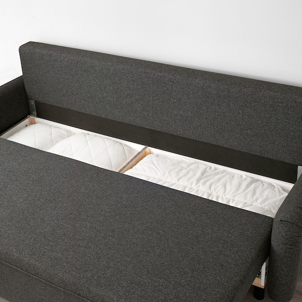 Диван-кровать 3-местный ГРИМХУЛЬТ, Гуннаред темно-серый ИКЕА, IKEA Нур-Султан - изображение 3