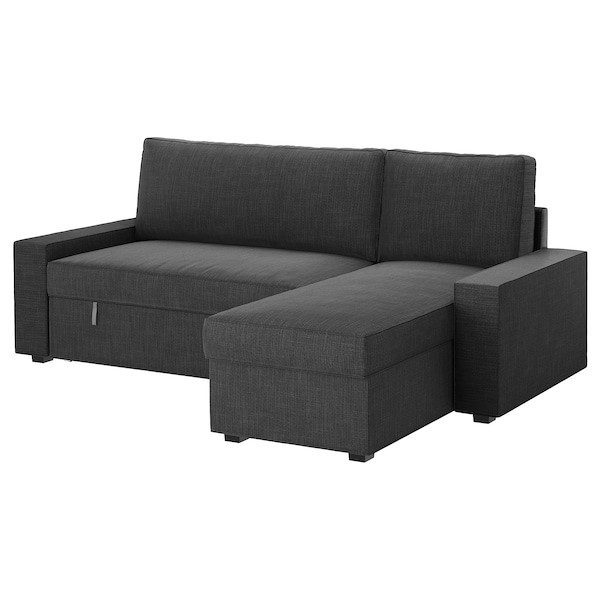 Диван-кровать угл. ВИЛАСУНД Хили темно-серый ИКЕА, IKEA Нур-Султан - изображение 1