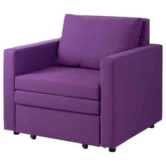 Кресло-кровать ВАТТВИКЕН Висле фиолетовый ИКЕА Нур-Султан