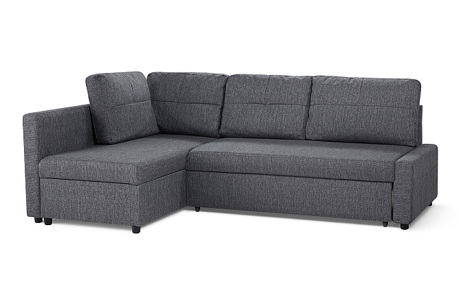 Угловой диван-кровать Поло, Тёмно-серый Нур-Султан - изображение 1