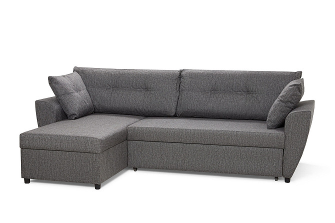 Угловой диван-кровать Марли, Тёмно-серый Нур-Султан - изображение 1