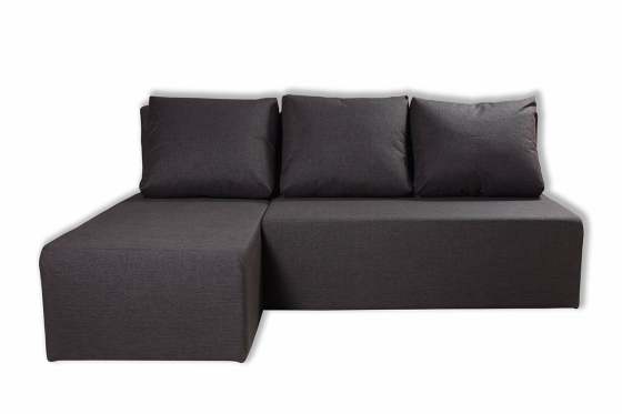 Угловой диван-кровать Крит, тёмно-коричневый Нур-Султан