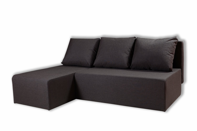 Угловой диван-кровать Крит, тёмно-коричневый Нур-Султан - изображение 1