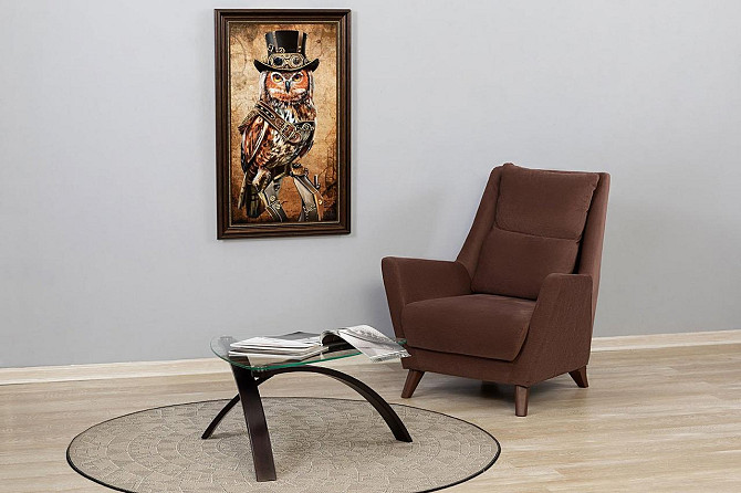 Кресло Патрик, тёмно-коричневый Нур-Султан - изображение 2