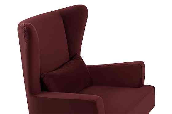 Кресло Людвиг, тёмный пурпурный, коричневый Нур-Султан