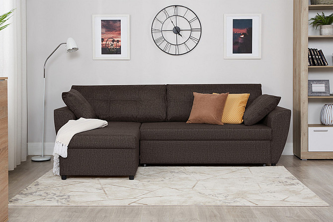 Угловой диван-кровать Марли, Кофейный Нур-Султан - изображение 3