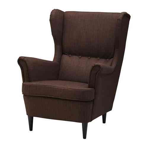 Кресло с подголовником СТРАНДМОН коричневый ИКЕА, IKEA Нур-Султан