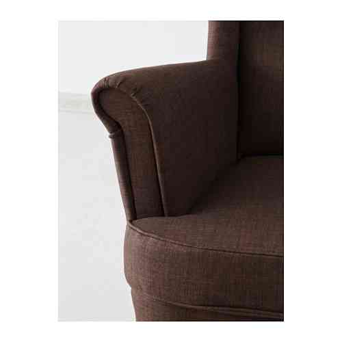 Кресло с подголовником СТРАНДМОН коричневый ИКЕА, IKEA Нур-Султан