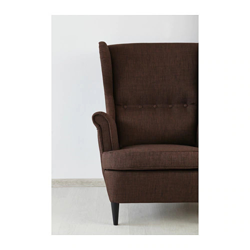 Кресло с подголовником СТРАНДМОН коричневый ИКЕА, IKEA Нур-Султан - изображение 2