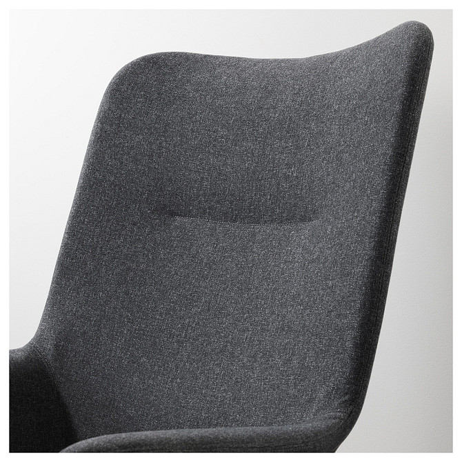 Кресло c высокой спинкой ВЕДБУ темно-серый ИКЕА, IKEA Нур-Султан - изображение 4