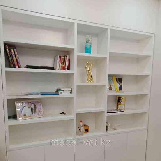 Книжный шкаф белый Алматы