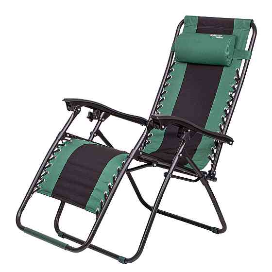 Кресло-шезлонг складное, многопозиционное 160х63,5х109 cм, Camping// Palisad Алматы