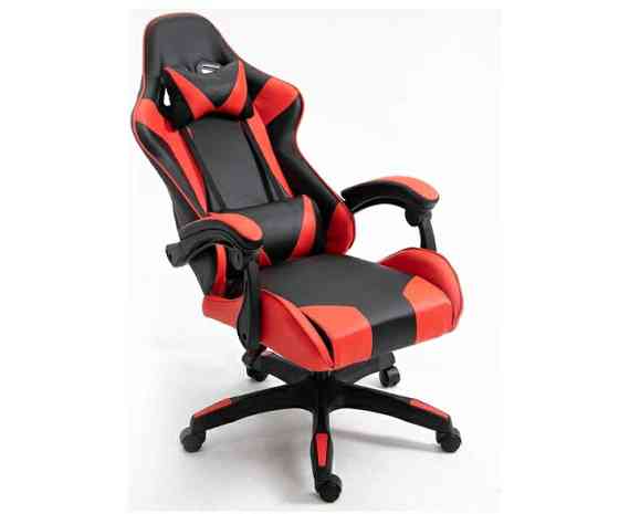Игровое кресло GLOBAL Game SF Black Red без подножки для ног Костанай