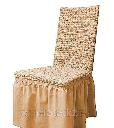 Чехлы на стулья с юбкой Турция Алматы - изображение 3
