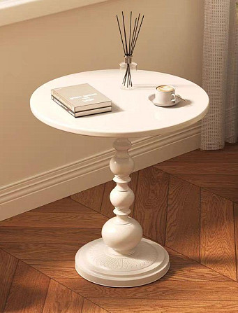 Кофейный столик металлический, белый Алматы - изображение 1
